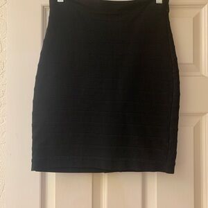 Express Classic Black Pencil Bandage  Skirt